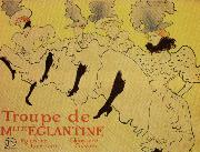Miss Eglantine's Troupe, Henri  Toulouse-Lautrec